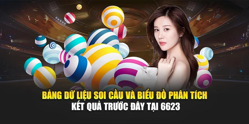 Bảng dữ liệu soi cầu và biểu đồ phân tích kết quả trước đây tại 6623