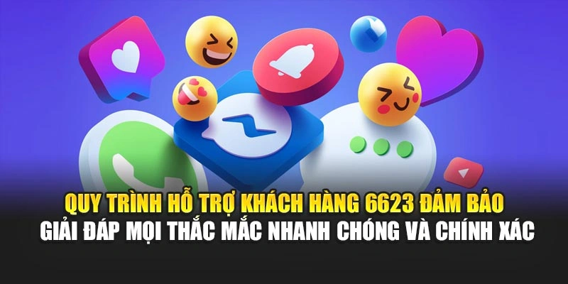 Quy trình hỗ trợ khách hàng 6623 đảm bảo giải đáp mọi thắc mắc nhanh chóng và chính xác