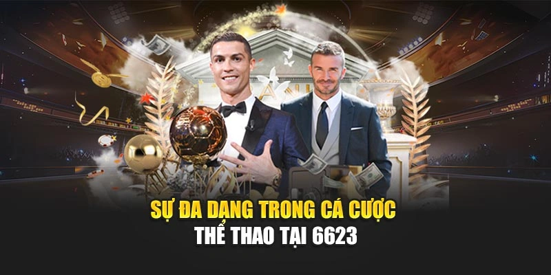 Sự đa dạng trong cá cược thể thao tại 6623
